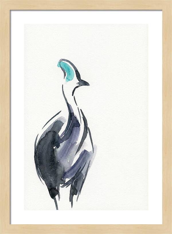 Cassowary In Minimalist Style