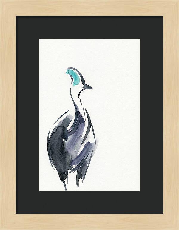 Cassowary In Minimalist Style