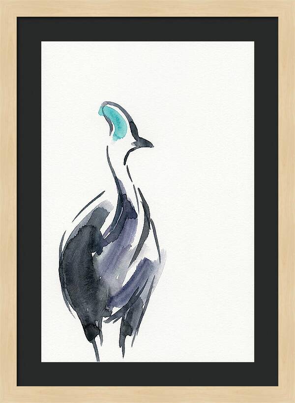 Cassowary In Minimalist Style