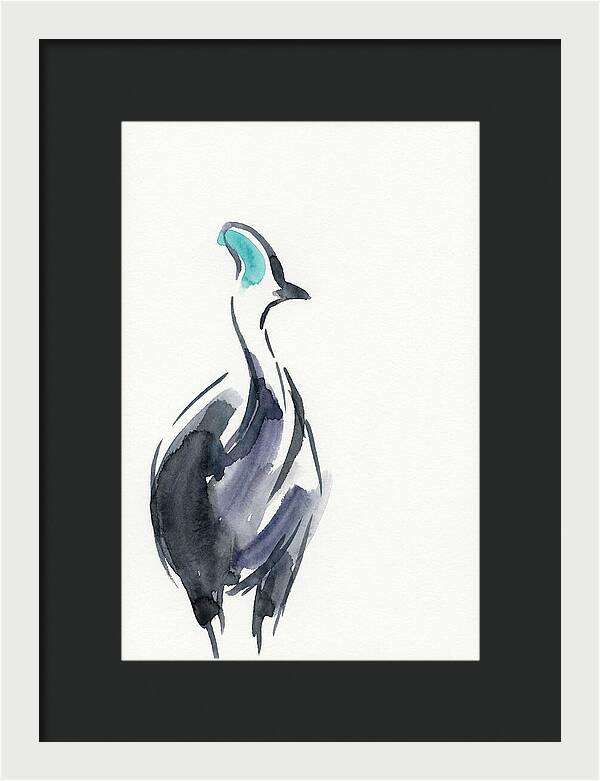 Cassowary In Minimalist Style