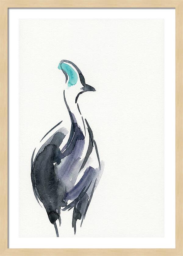 Cassowary In Minimalist Style