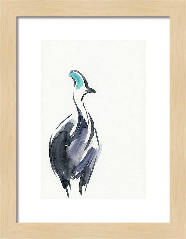 Cassowary In Minimalist Style