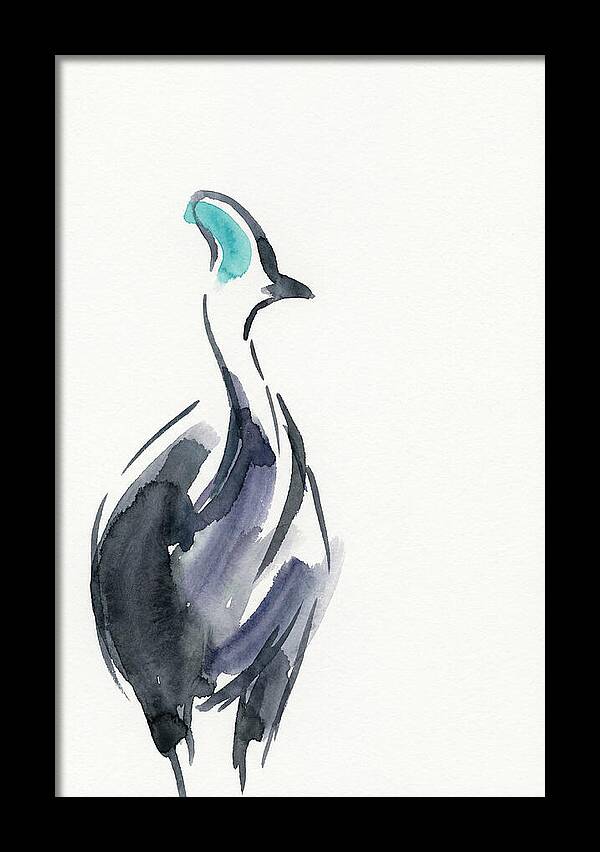 Cassowary In Minimalist Style