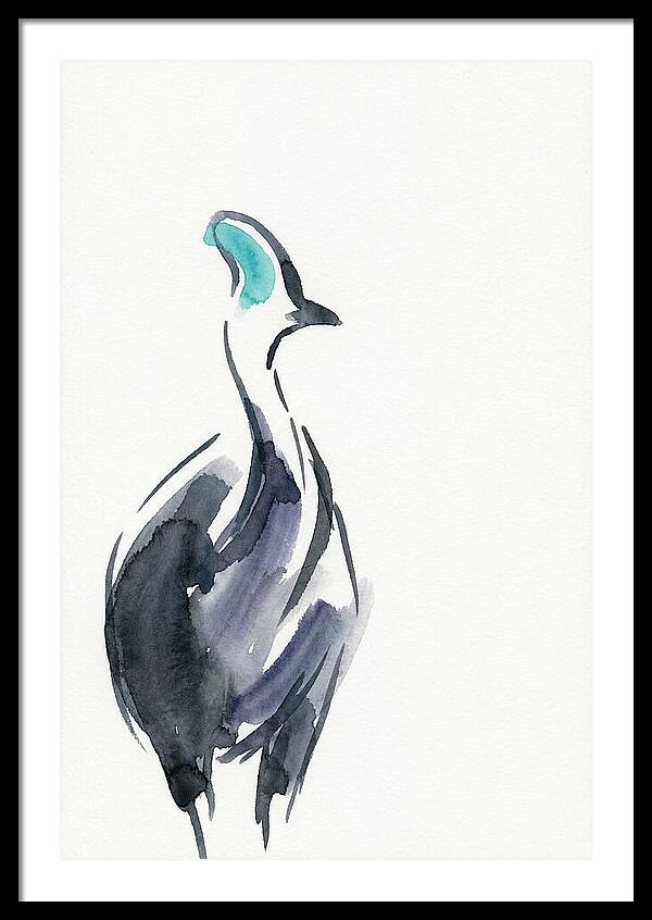 Cassowary In Minimalist Style