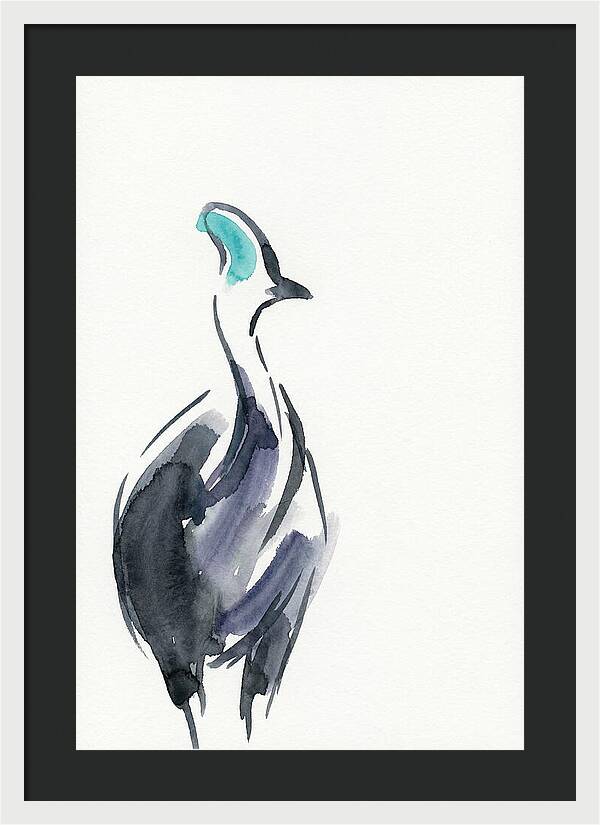 Cassowary In Minimalist Style