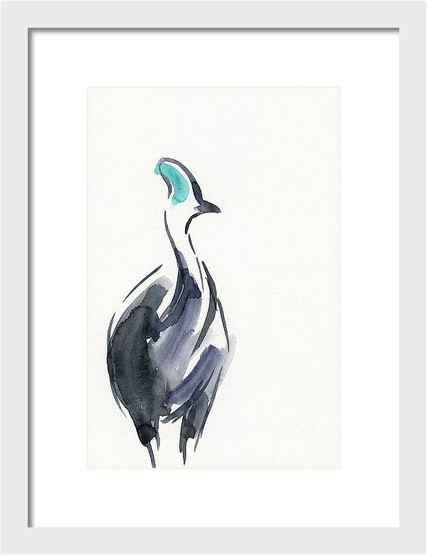 Cassowary In Minimalist Style