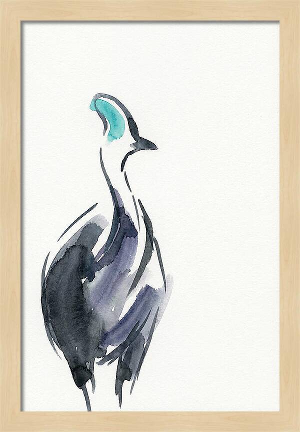 Cassowary In Minimalist Style