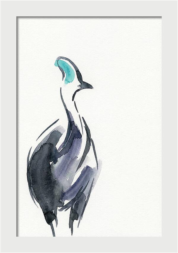 Cassowary In Minimalist Style
