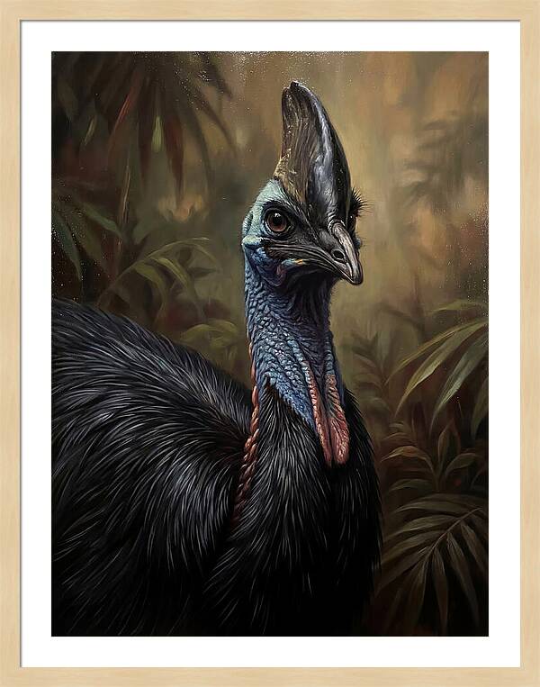 Cassowary In The Wild