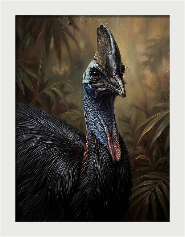 Cassowary In The Wild