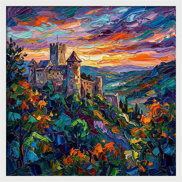 Castle At Sunset