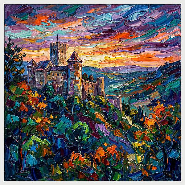 Castle At Sunset