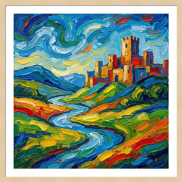 Castle Landscape Serenity
