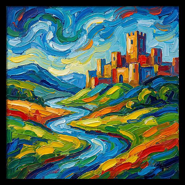 Castle Landscape Serenity