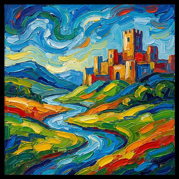 Castle Landscape Serenity