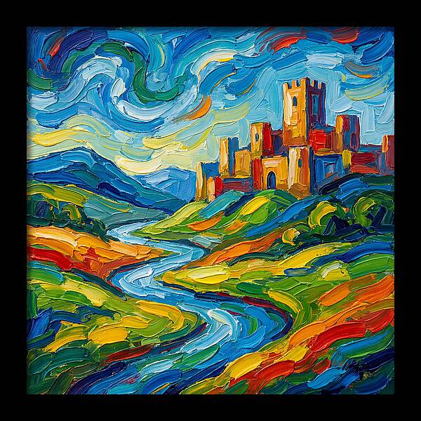 Castle Landscape Serenity