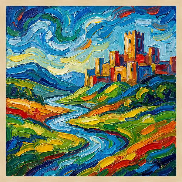 Castle Landscape Serenity