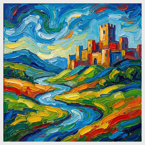 Castle Landscape Serenity