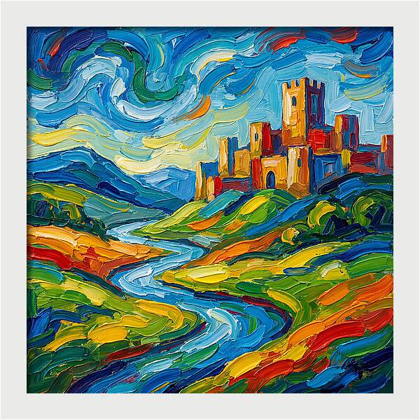 Castle Landscape Serenity