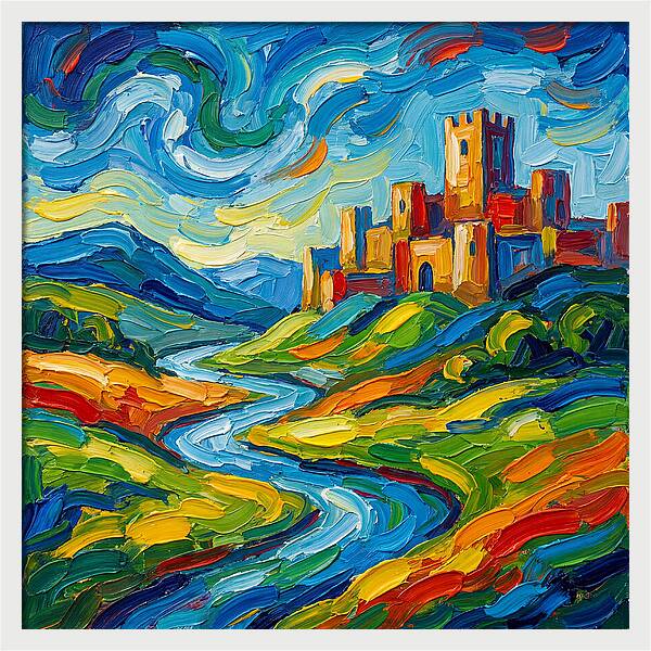 Castle Landscape Serenity