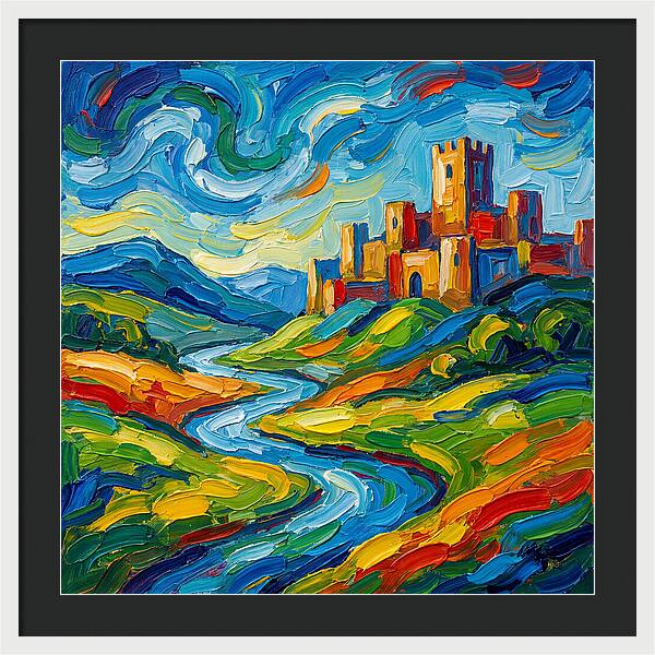 Castle Landscape Serenity