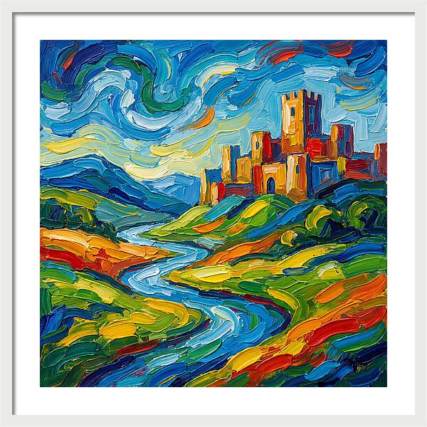 Castle Landscape Serenity