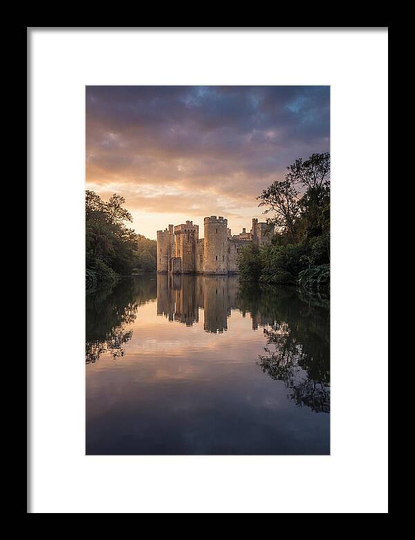 Castle Reflected In Still Moat