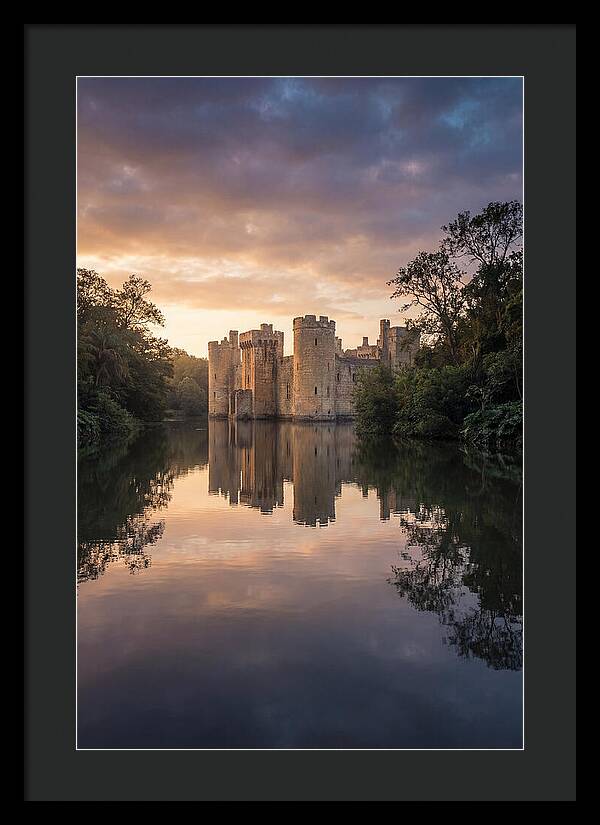 Castle Reflected In Still Moat