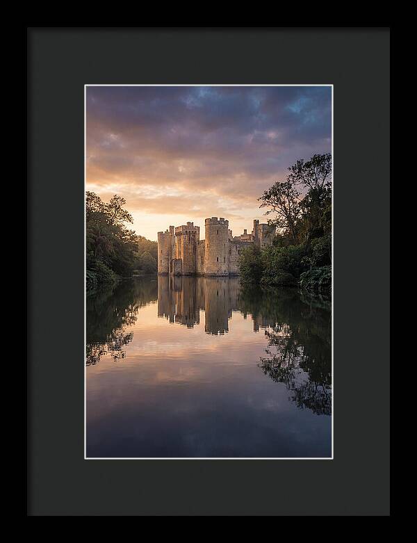 Castle Reflected In Still Moat