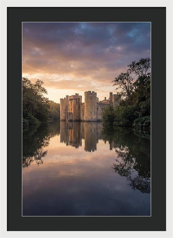 Castle Reflected In Still Moat