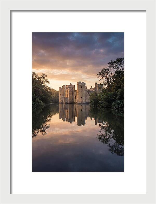 Castle Reflected In Still Moat
