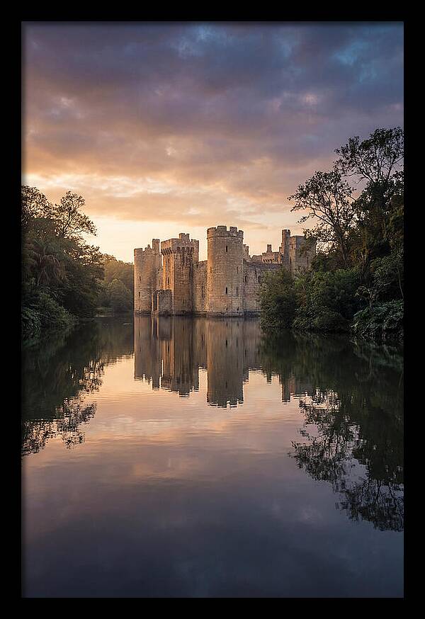 Castle Reflected In Still Moat