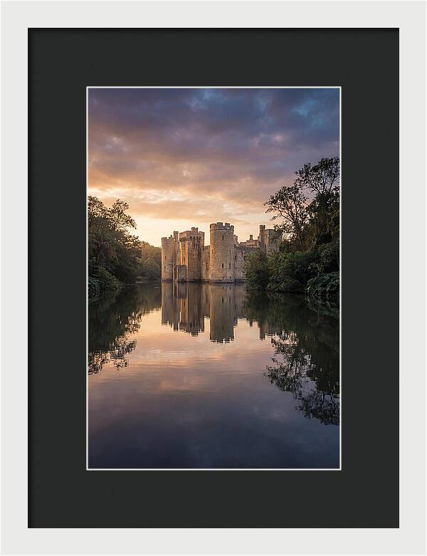 Castle Reflected In Still Moat