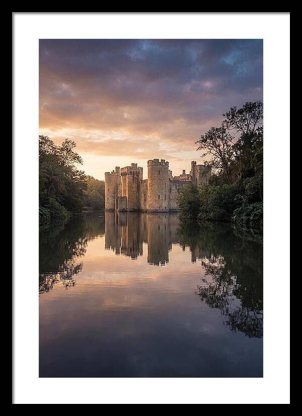 Castle Reflected In Still Moat