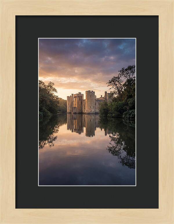 Castle Reflected In Still Moat