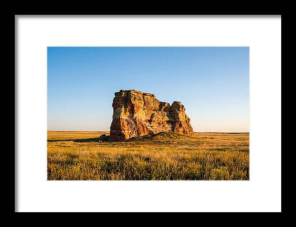 Castle Rock At Sunset