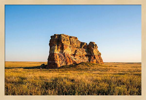 Castle Rock At Sunset