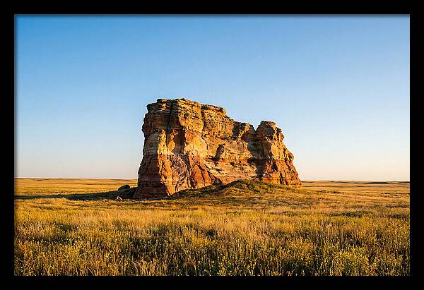 Castle Rock At Sunset