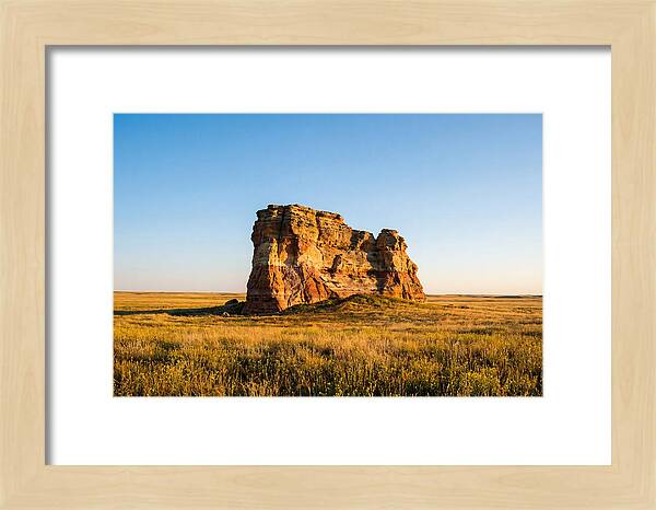Castle Rock At Sunset