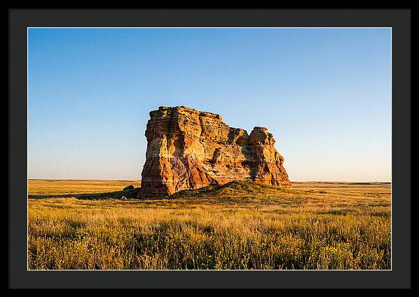 Castle Rock At Sunset