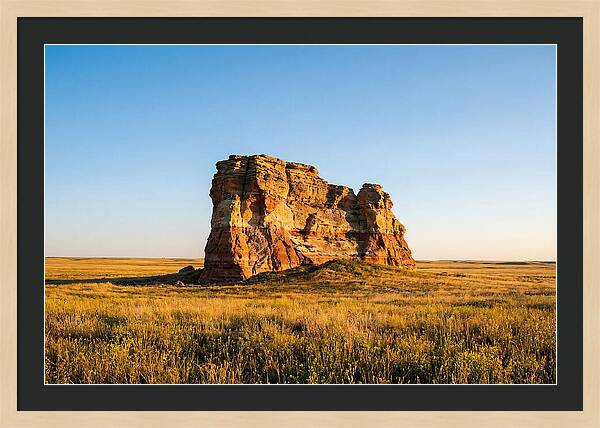 Castle Rock At Sunset