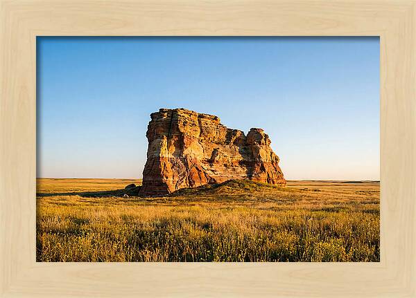 Castle Rock At Sunset