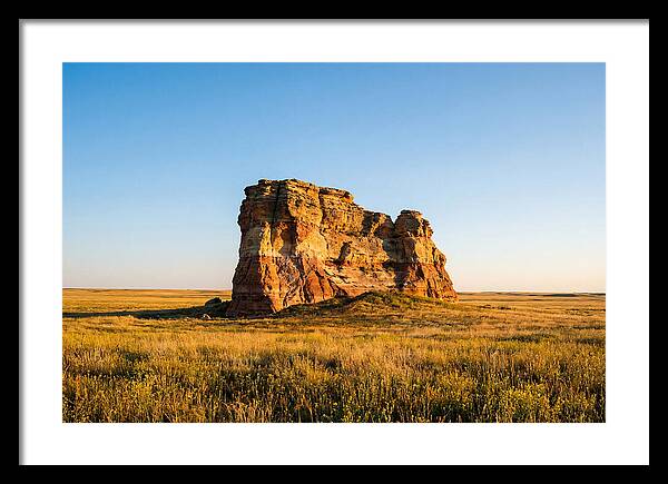 Castle Rock At Sunset