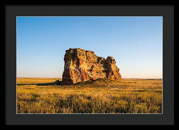 Castle Rock At Sunset