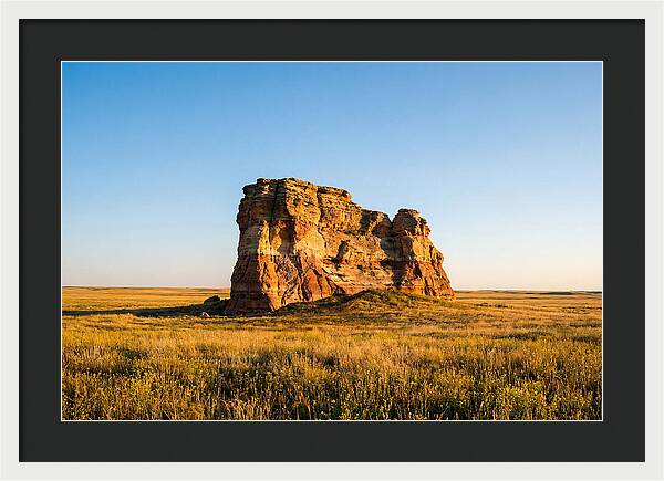 Castle Rock At Sunset