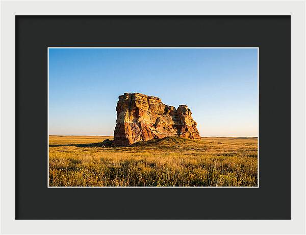Castle Rock At Sunset