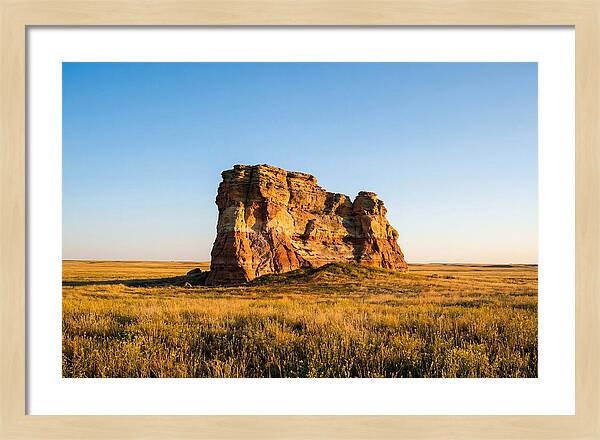 Castle Rock At Sunset