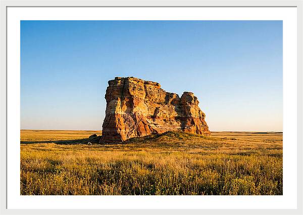 Castle Rock At Sunset