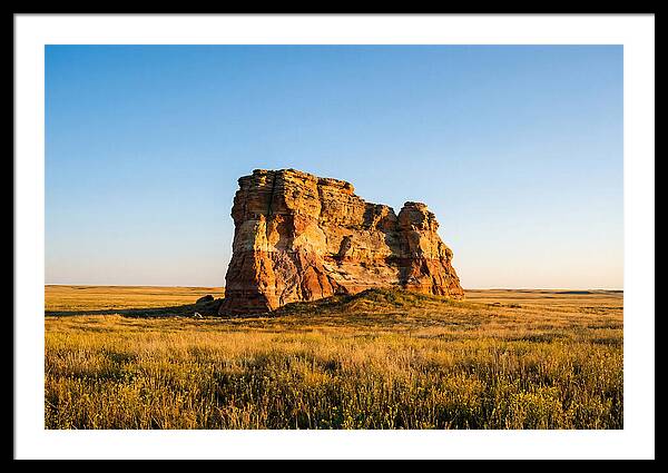 Castle Rock At Sunset