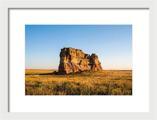 Castle Rock At Sunset